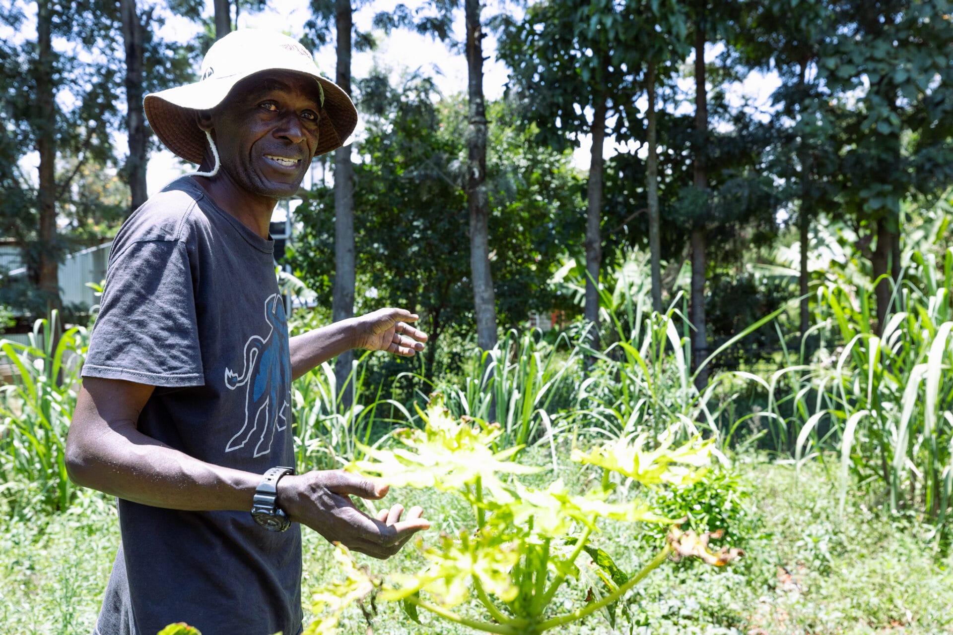 TIST farmer Gabriel.